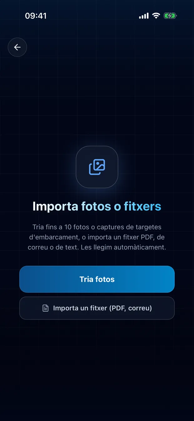 Tria les captures de pantalla o les fotos