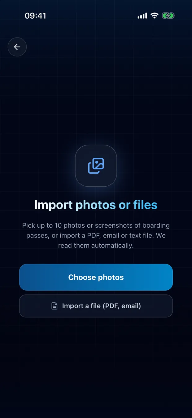 Choose your screenshots or photos