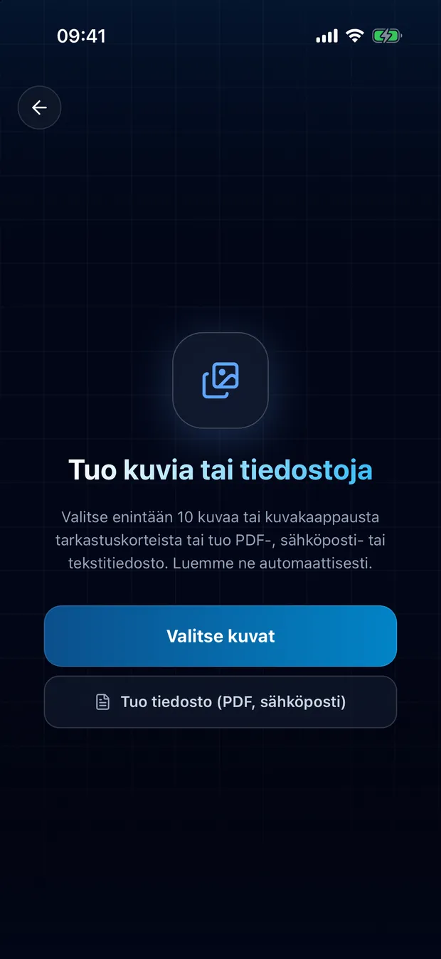 Valitse kuvakaappaukset tai valokuvat