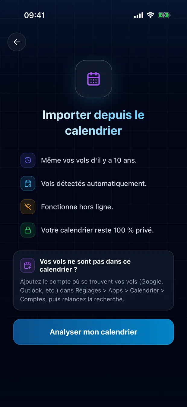 Autorisez l'accès et lancez l'analyse