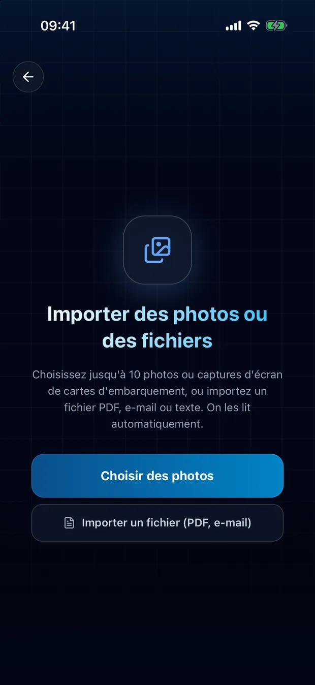 Choisissez vos captures d'écran ou vos photos