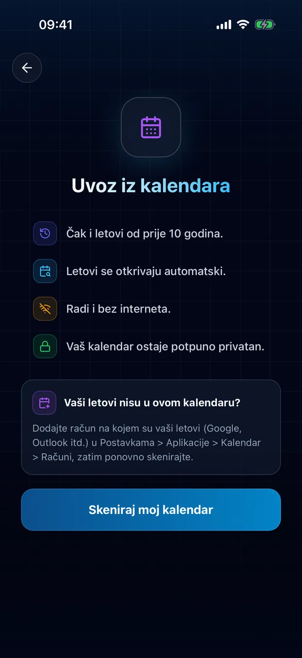Dopustite pristup i pokrenite skeniranje