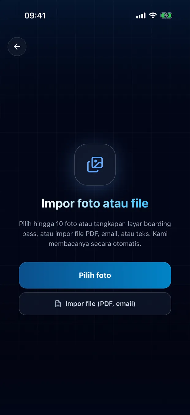Pilih tangkapan layar atau foto Anda