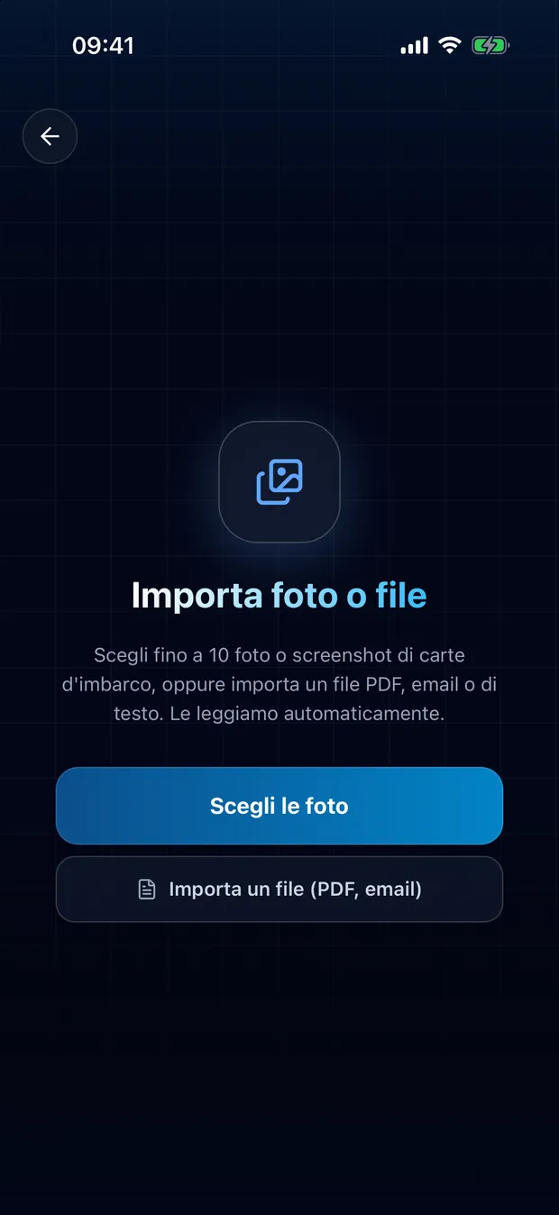 Scegli i tuoi screenshot o le tue foto