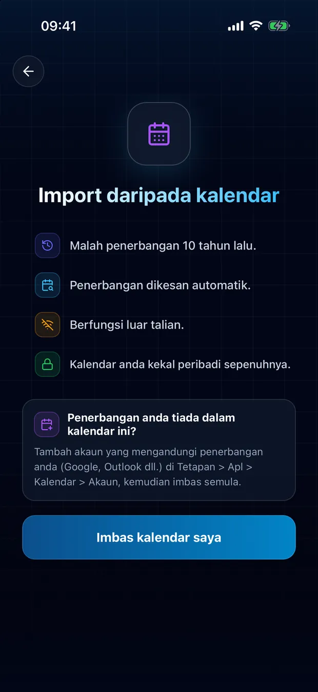 Benarkan akses dan mulakan imbasan