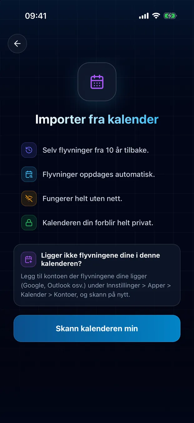 Gi tilgang og start skanningen