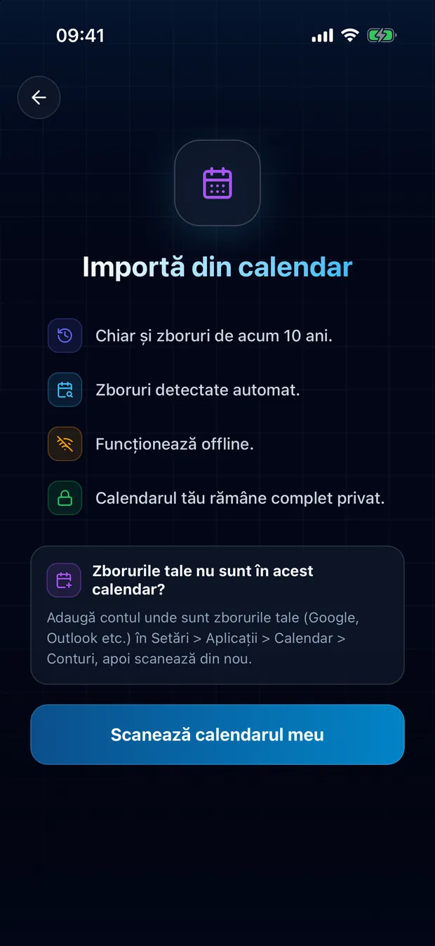 Permite accesul și pornește scanarea