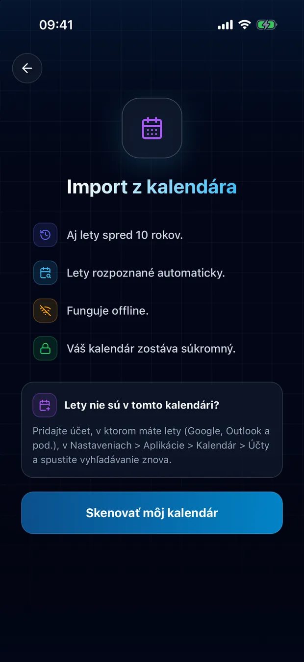 Povoľte prístup a spustite vyhľadávanie