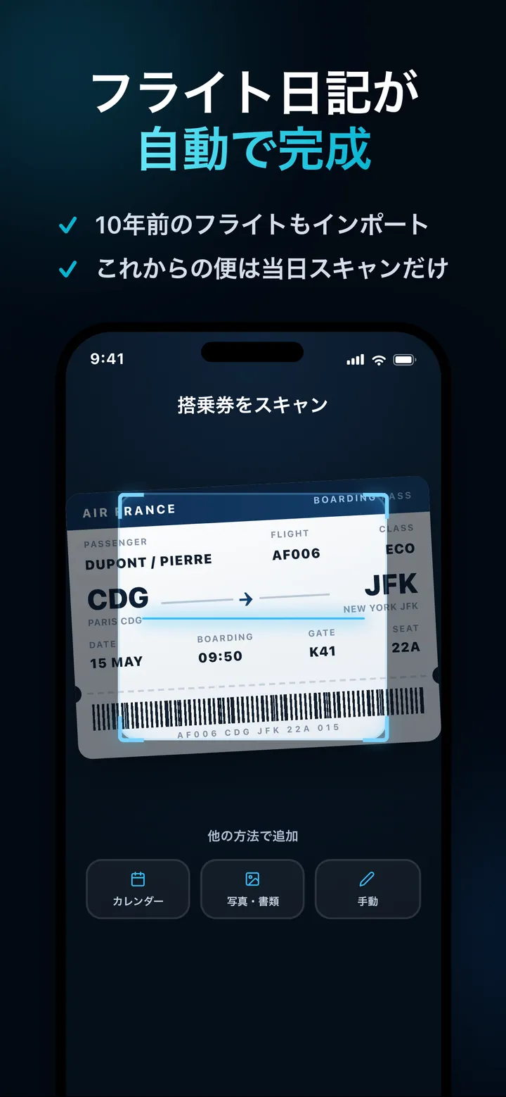 インポート