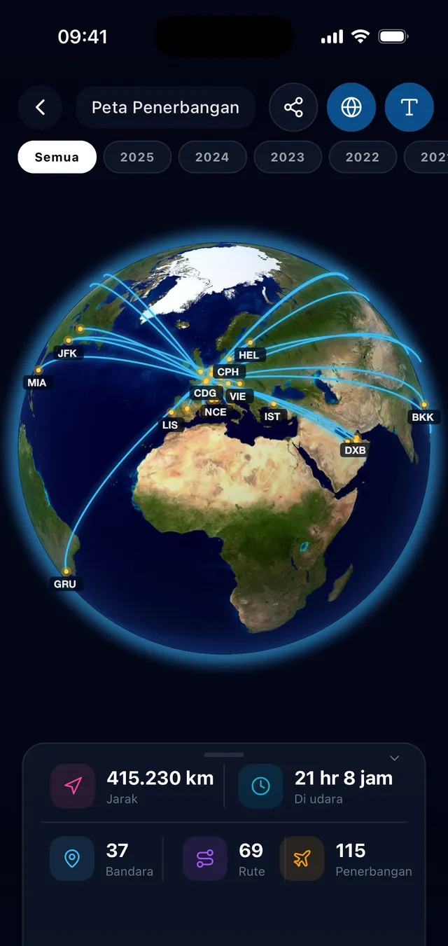 Globe 3D Interaktif