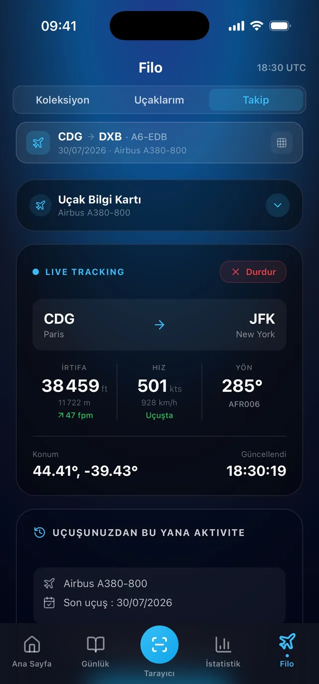 Uçağım nerede?